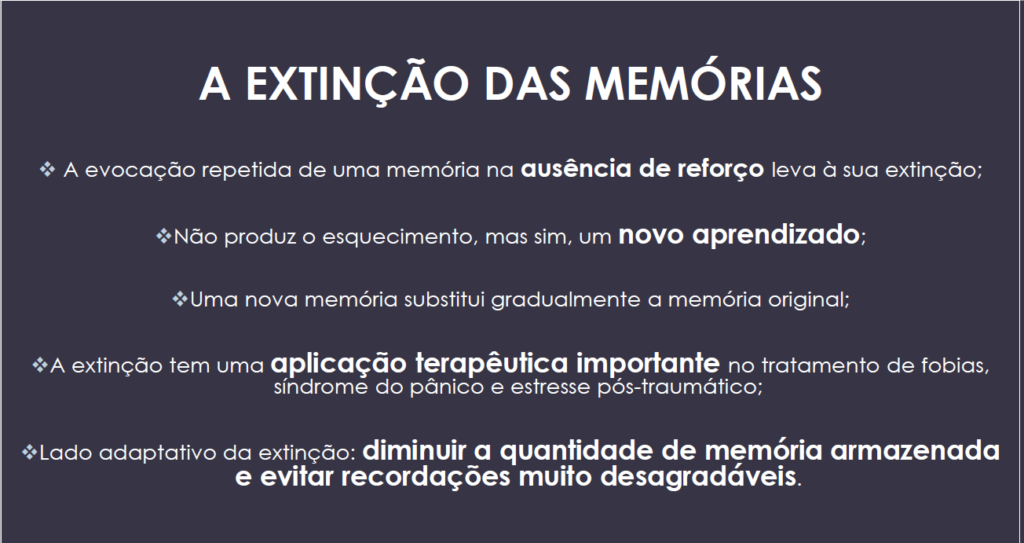 extinção da memória